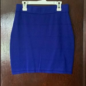 Blue Pencil Skirt